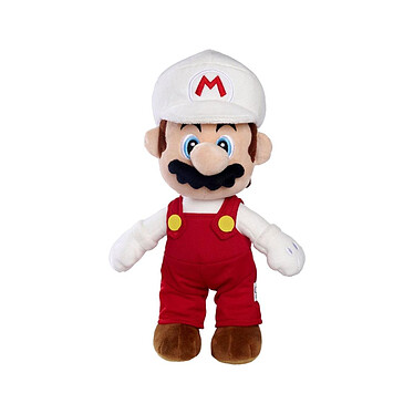 Super Mario - Peluche Fire Mario 30 cm