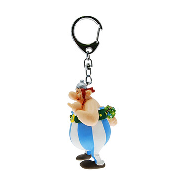 Asterix - Porte-clés Obelix avec des fleurs 13 cm
