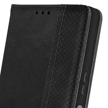 Avizar Étui pour Sony Xperia 1 V Clapet Portefeuille Motif Damier  Noir pas cher