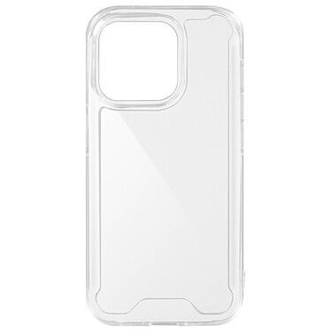 Moxie Coque pour iPhone 15 Pro Rigide Contour Souple Transparent
