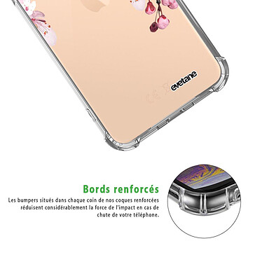 Acheter Evetane Coque iPhone 11 Pro Max anti-choc souple angles renforcés transparente Motif Cerisier