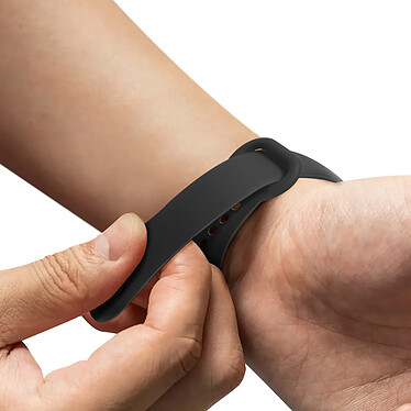 Acheter Avizar Bracelet pour Xiaomi Mi Band 5 / 6 / 7 Silicone Soft Touch Waterproof Noir