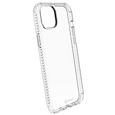 Muvit Coque pour iPhone 15 Plus Renforcée et Antichoc 3M Transparent