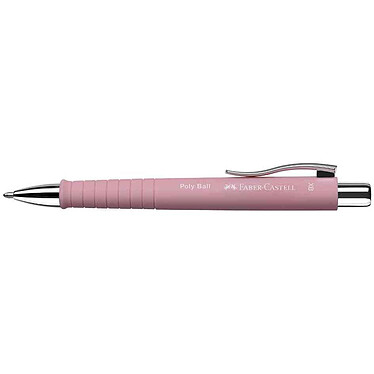 FABER-CASTELL Stylo-bille rétractable POLY BALL XB rose x 5
