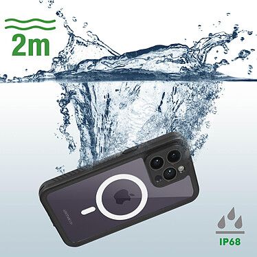 Acheter 4smarts Coque pour iPhone 14 Pro Max Waterproof IP68 Anti-chute  Active Pro Ultimag Stark Noir