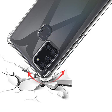 Evetane Coque Samsung Galaxy A21S Anti-Chocs avec Bords Renforcés en silicone transparente Motif pas cher