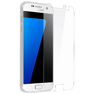 Acheter Avizar Coque Arrière + Film Verre Trempé Transparent Samsung Galaxy S7