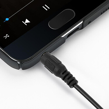 LinQ Câble Audio Jack 3.5 mm Mâle-Mâle Auxiliaire Son stéréo 1.5m  Noir pas cher