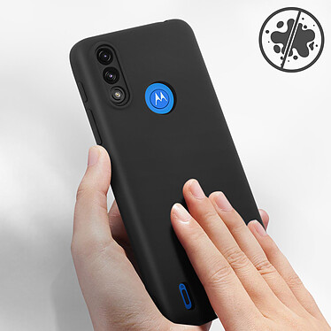 Acheter Avizar Coque Motorola Moto E7i Silicone Semirigide Finition Soft Touch Fine Noir