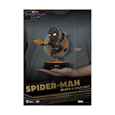 Spider-Man: No Way Home - Figurine Egg Attack Spider-Man Black & Gold Suit 18 cm pas cher