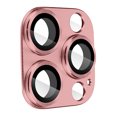 Avizar Film Caméra pour iPhone 14 Pro et 14 Pro Max Verre Trempé + Alliage d'Aluminium  Rose