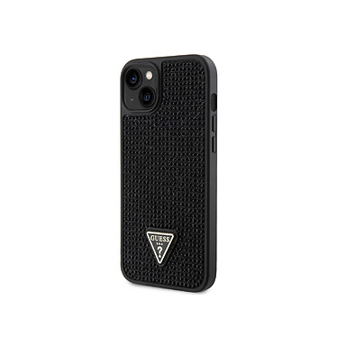 Guess Coque pour Apple iPhone 15 Plus Triangle Diamond Noir