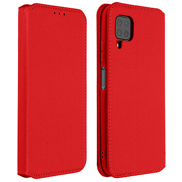 Avizar Housse Huawei P40 Lite Étui Folio Portefeuille Fonction Support rouge