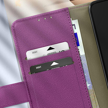 Acheter Avizar Étui pour Samsung A05s Clapet Portefeuille Support Vidéo Violet