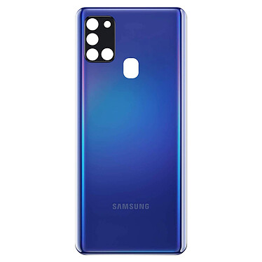 Clappio Cache Batterie pour Samsung Galaxy A21s Façade Arrière de Remplacement Bleu