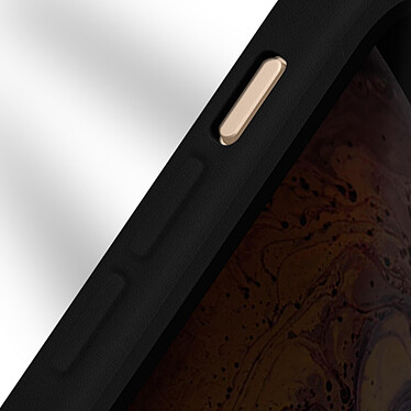 Avizar Coque 360° pour iPhone XS Max Dos Rigide Protection Écran Souple Coins Renforcés  Contour noir pas cher