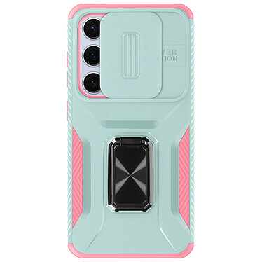 Avis Avizar Coque pour Samsung Galaxy S24 Bague Support Cache caméra Turquoise