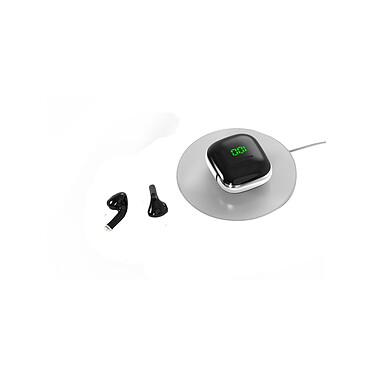 Avis Blaupunkt - Ecouteurs Bluetooth sans fil avec boîtier, écran LED avec affichage d'autonomie Blaupunkt - BLP4899-133 - Noir Argent