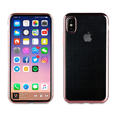 Avis Muvit Coque pour iPhone X / XS Bling Rigide Rose