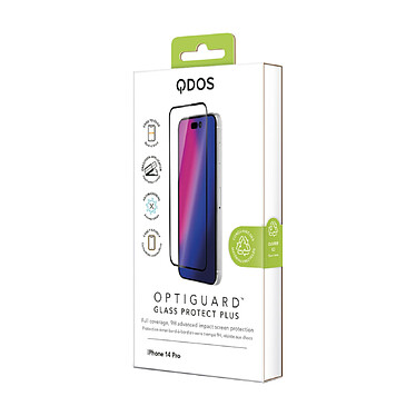 Acheter QDOS Verre Trempé pour iPhone 14 Pro OptiGuard Curve Transparent