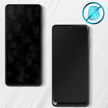 Acheter Avizar Film Samsung Galaxy A22 Verre Trempé 9H Biseauté Transparent / Noir