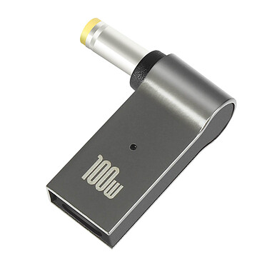 Avizar Adaptateur de Charge USB-C  100W vers DC 5.5 x 1.7mm pour Ordinateur Acer