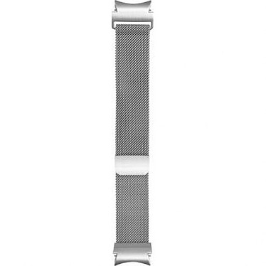 BigBen Connected Bracelet pour Galaxy Watch 4/4 Classic/5/5 Pro/6/6 Classic Milanais Acier Argent