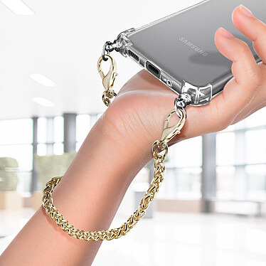 Acheter Avizar Coque Galaxy S20 Plus Anneau personnalisable avec bijou/Chaîne - Transparent