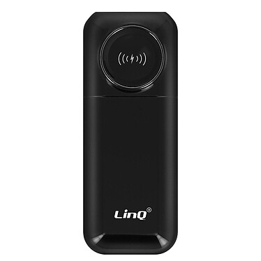 LinQ Batterie Externe 3200mAh Apple Watch Port USB 2A Câble 3 en 1  Noir