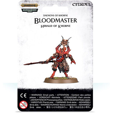 Warhammer AoS & 40k - Daemons Of Khorne Bloodmaster, Herald of Khorne