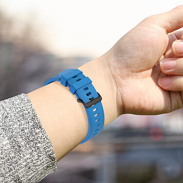 Avizar Bracelet pour Xiaomi Watch S1 Active / Watch Color 2 Souple Bleu pas cher