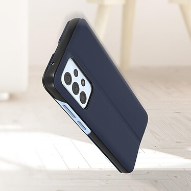 Avis Avizar Étui Clear View pour Samsung Galaxy A53 5G Fenêtre Affichage Heure Stand vidéo  Bleu