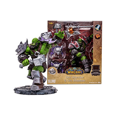 Acheter World of Warcraft - Figurine Orc: Shaman / Warrior 15 cm
