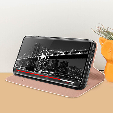 Avis Dux Ducis Housse Pour Xiaomi Poco F2 Pro Porte-carte Fonction Support Vidéo  Rose Gold