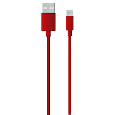 Muvit Câble Micro-USB vers USB 2.0 My Cable Charge et Synchronisation 2m Rouge