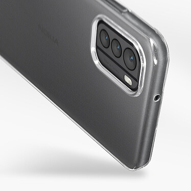 Avis Avizar Coque pour Nokia G60 5G Silicone Souple et Film Verre Trempé 9H  transparent