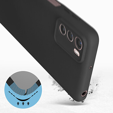 Avis Avizar Coque pour Motorola Moto G42 Silicone Semi-rigide Finition Soft-touch Fine  Noir