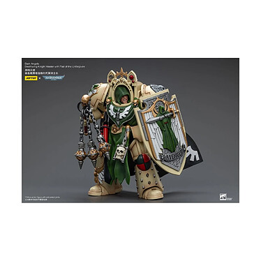 Warhammer 40k - Figurine 1/18 Dark Angels Deathwing Knight Master with Flail of the Unforgiven pas cher