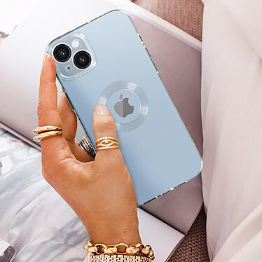 Acheter Avizar Coque iPhone 14 Silicone Souple Bloc Caméra Couvert  Transparent