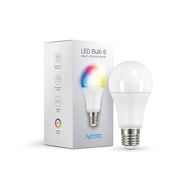 Aeotec - Ampoule connectée LED Multicolore (E27) - LED Bulb 6 Multi-color - Aeotec