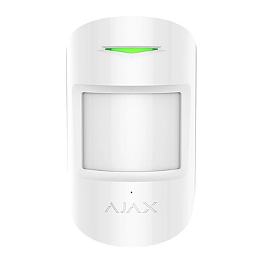 Ajax - Détecteur de mouvement sans fil compatible animaux MotionProtect Plus - Blanc - Ajax
