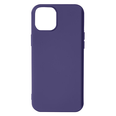 Avizar Coque iPhone 13 Silicone Semi-rigide Finition Soft-touch violet