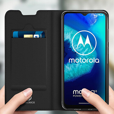 Acheter Dux Ducis Housse Motorola Moto G8 Power Lite Porte-carte Fonction Support  Noir