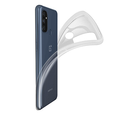 Avizar Coque OnePlus Nord N100 Protection Silicone Gel Souple Design Slim Transparent pas cher