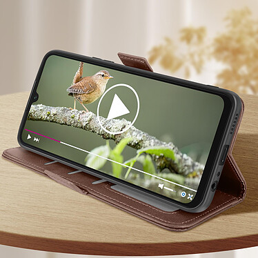 Acheter Avizar Étui pour Samsung Galaxy A05s Porte-carte Support Vidéo  Marron