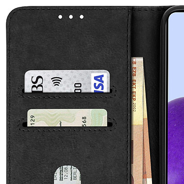 Acheter Avizar Étui Samsung Galaxy A72 Protection avec Porte-carte Fonction Support Noir