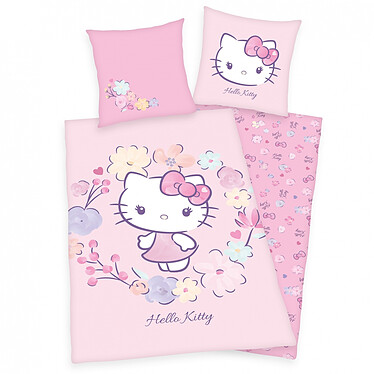 Hello Kitty - Parure de lit Hello Kitty 135 x 200 cm / 80 x 80 cm