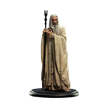 Le Seigneur des Anneaux - Statuette Saroumane 19 cm pas cher