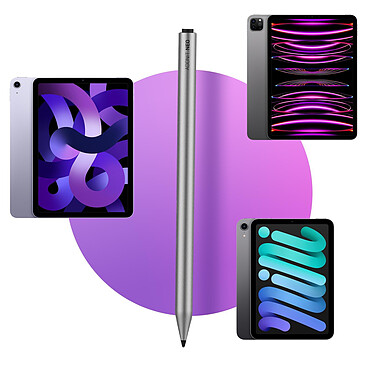 Acheter Adonit Stylet tactile pour iPad Fixation Magnétique Rejet de Palme  Neo argent