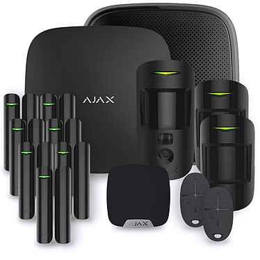 Ajax - Alarme maison Ajax Hub 2 Plus Noir - Kit 7